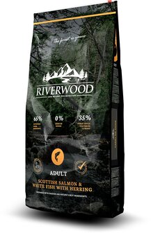 Riverwood Adult  Zalm &amp; Witvis met Haring 12 kg