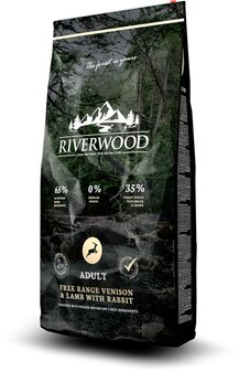 Riverwood Adult  Hert &amp; Lam met Konijn 2 kg