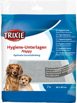 Trixie Hygi&euml;ne-onderlegger Nappy met actieve koolstof 40 x 60 cm 7 stuks