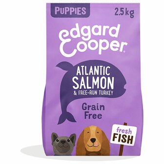 Edgard&amp;Cooper Verse Atlantische zalm &amp; scharrelkalkoen Puppy 2,5 kg