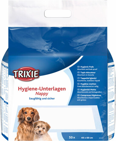 Trixie Puppy-Zindelijkheidsmat Nappy 40 x 60 cm 50 stuks