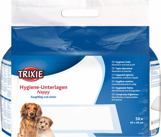 Trixie Puppy-Zindelijkheidsmat Nappy 60 x 60 cm 50 stuks