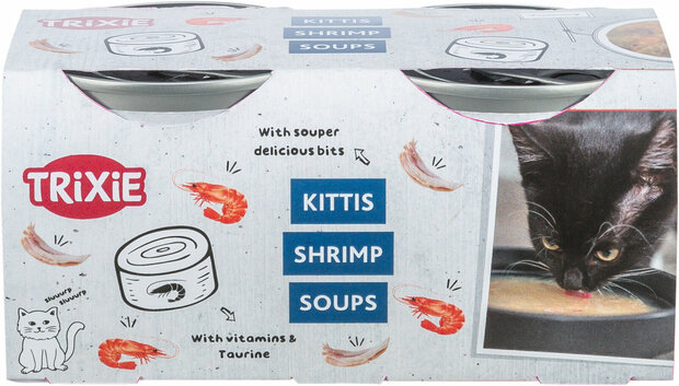 Trixie Kattensnack Shrimp Soup 4 stuks